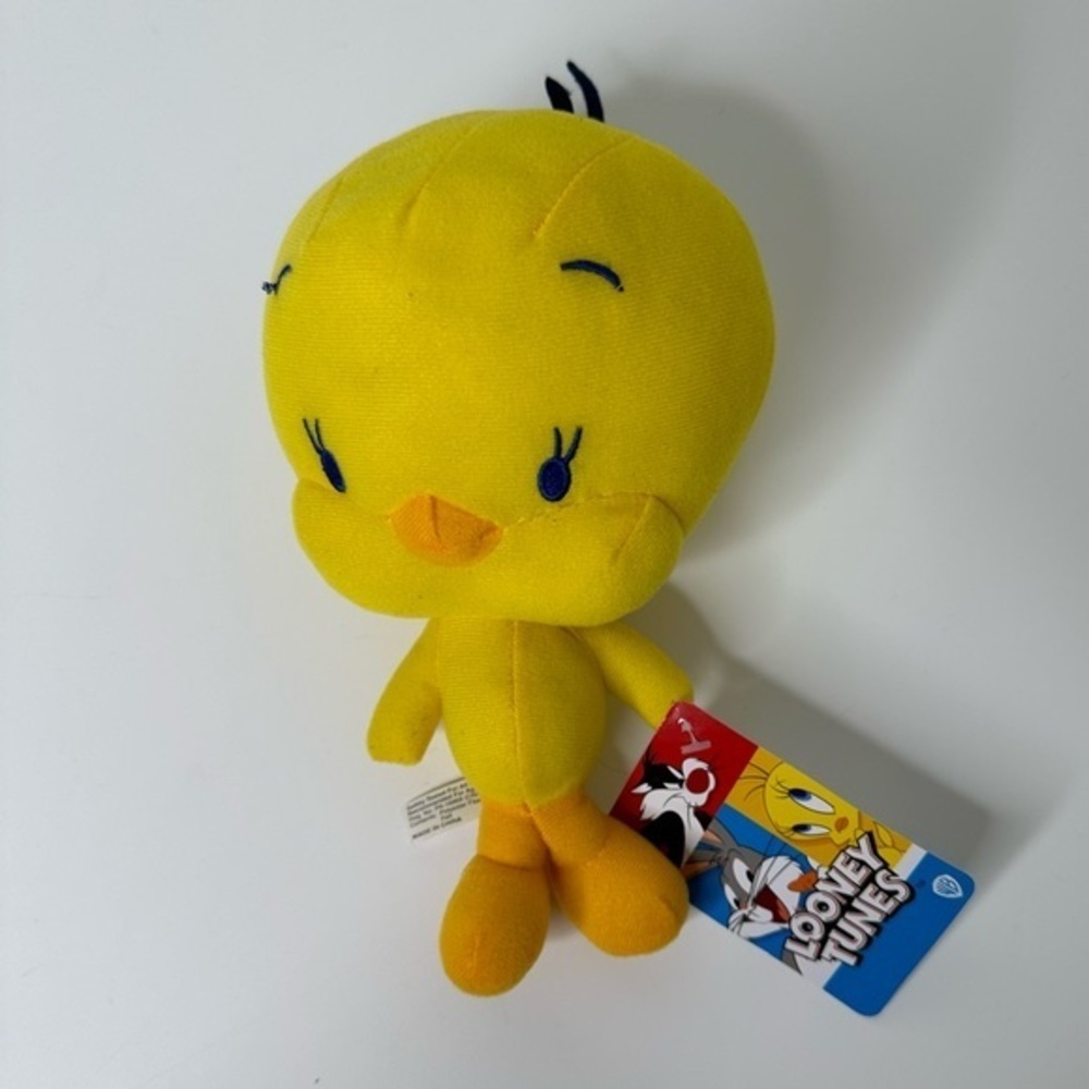 Looney Tunes Warner Brothers Tweety Bird Doll Plush Chibi 10" Cartoon